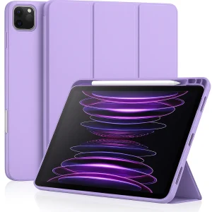 Tablet Hoes Geschikt voor Ipad Pro - 12.9 - Met Penhouder - Lila