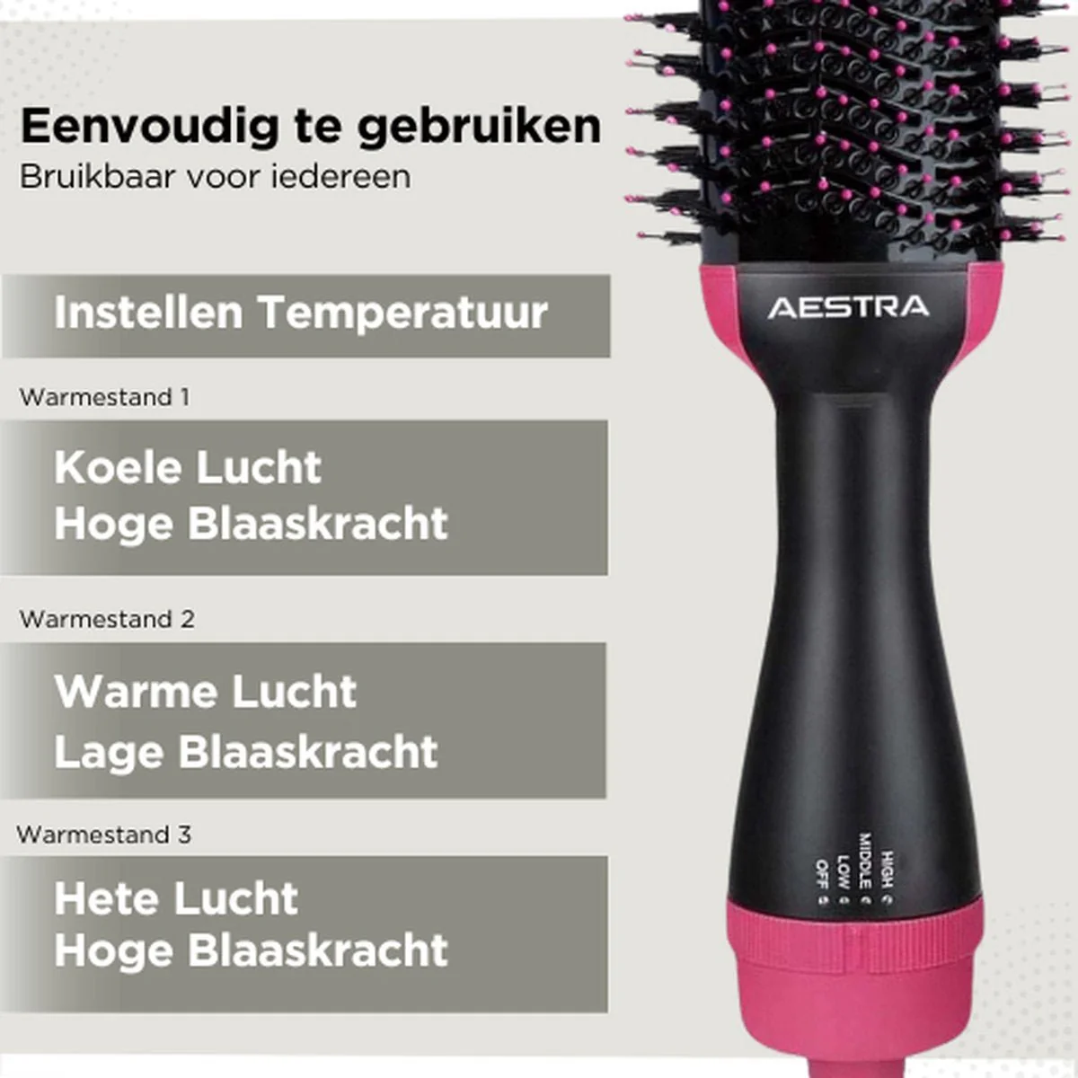 BorstelFöhn™ | 2‑in‑1 Föhnborstel voor Gladde Zachte Looks - Afbeelding 6