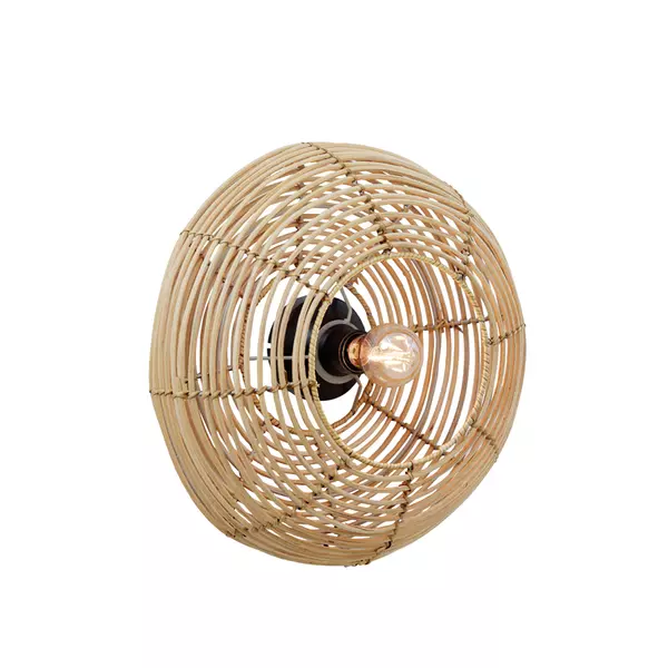 Light & Living Wandlamp Milan – Naturel Rotan – Ø 40 cm – E27 - Afbeelding 3