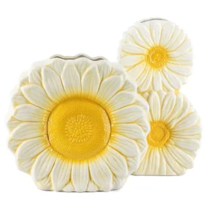 Zonnebloem Vaas Keramiek – Voorjaars & Paasdecoratie