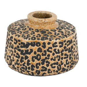 Panter Vaas Keramiek – Retro Luipaard Vaas 20 cm