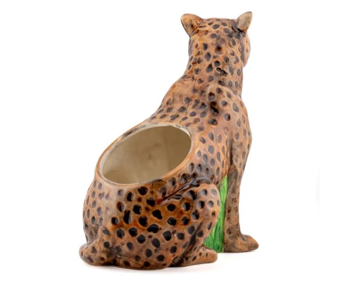 Luipaard Plantenbak Keramiek – Decoratief Design - Afbeelding 6