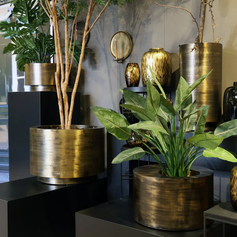 Uyuni Pot Aged Brass Tijdloos Design - Afbeelding 5