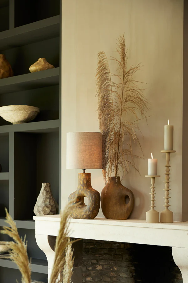 Light & Living Lampvoet Tarugi Aluminium Antiek Bruin 47,5cm - Afbeelding 4