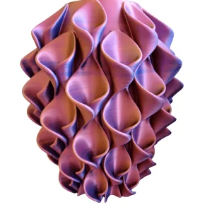 Luxe 3D Designvaas in Kameleontinten – Uniek & Kleurrijk