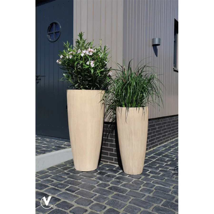 Bloempot java stripe beige - Afbeelding 2