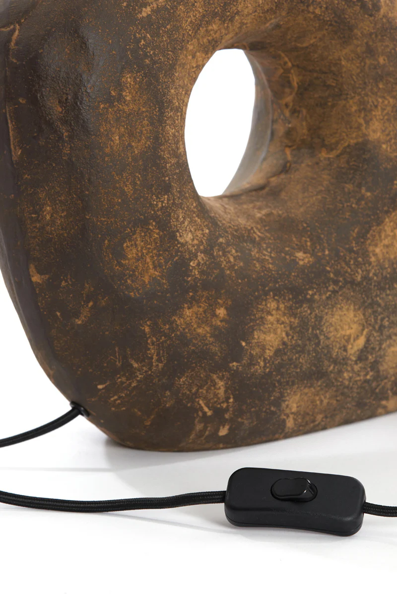 Light & Living Lampvoet Tarugi Aluminium Antiek Bruin 47,5cm - Afbeelding 8