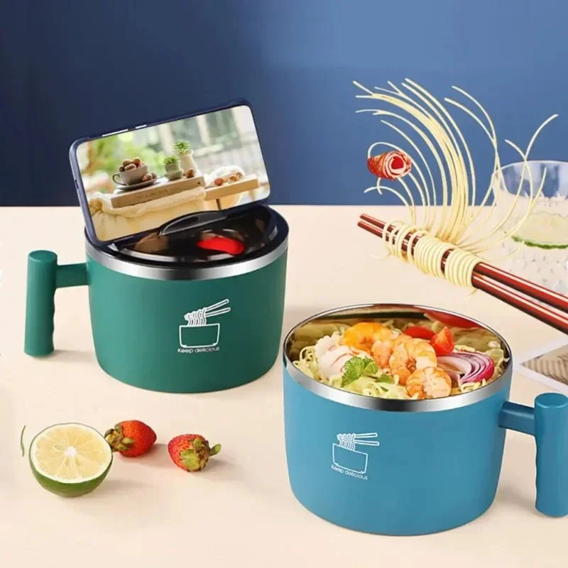 BowlBuddy™ | Krachtige Warmtebehoudende Kom met Deksel - Afbeelding 2