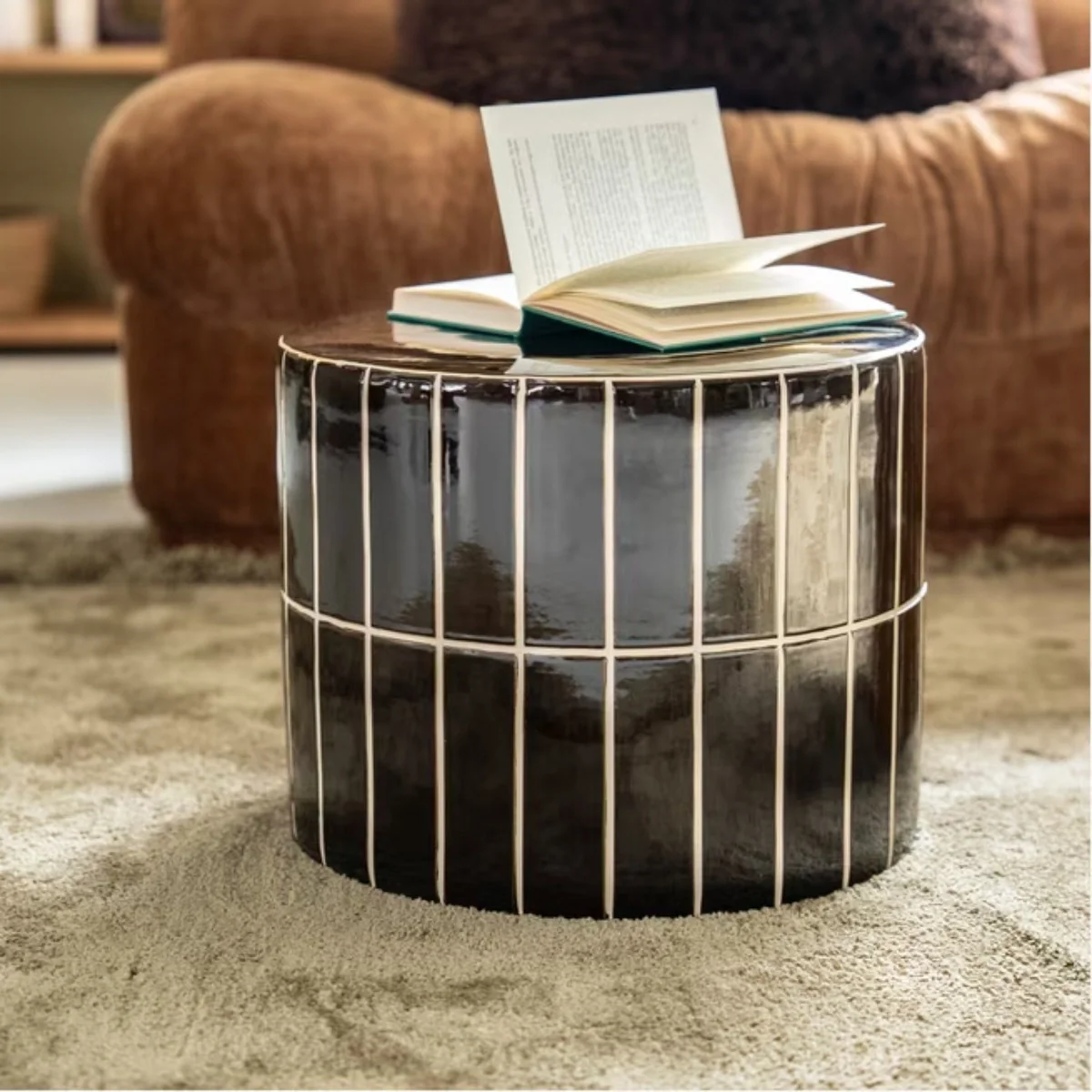 By-Boo TileTastic 1 – Bijzettafel Bruin - Afbeelding 2