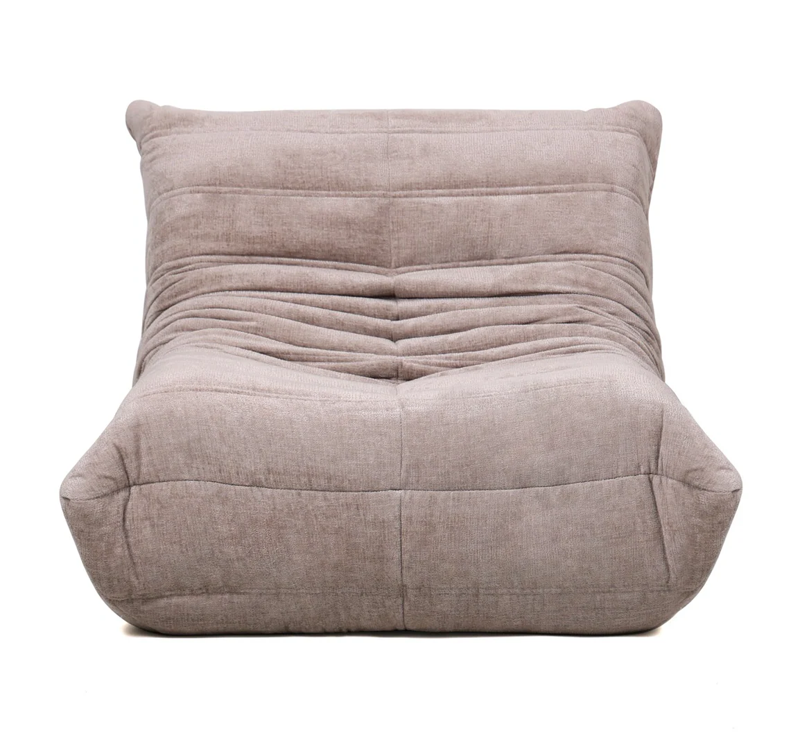 Lounge Fauteuil Beige – Fauteuil Romy Compressed Stof - Afbeelding 4