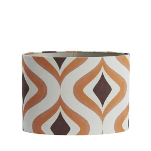 Light & Living Lampenkap Cookie Ovaal Bruin