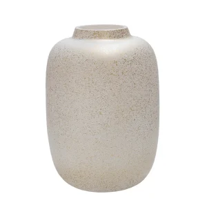 Artic Sparkle Gold vaas – Mondgeblazen gouden vaas met glinstereffect