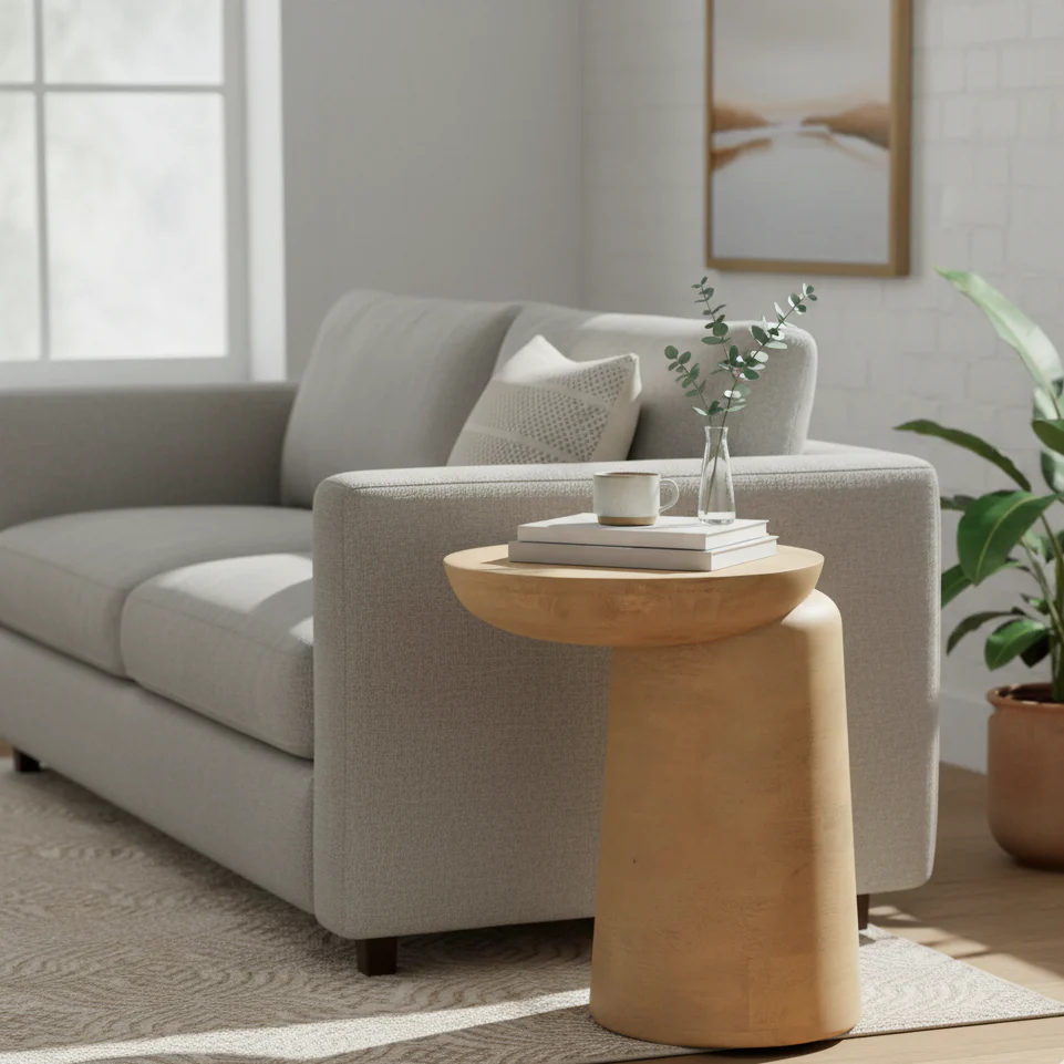By-Boo Woomble – Bijzettafel Light Brown - Afbeelding 6