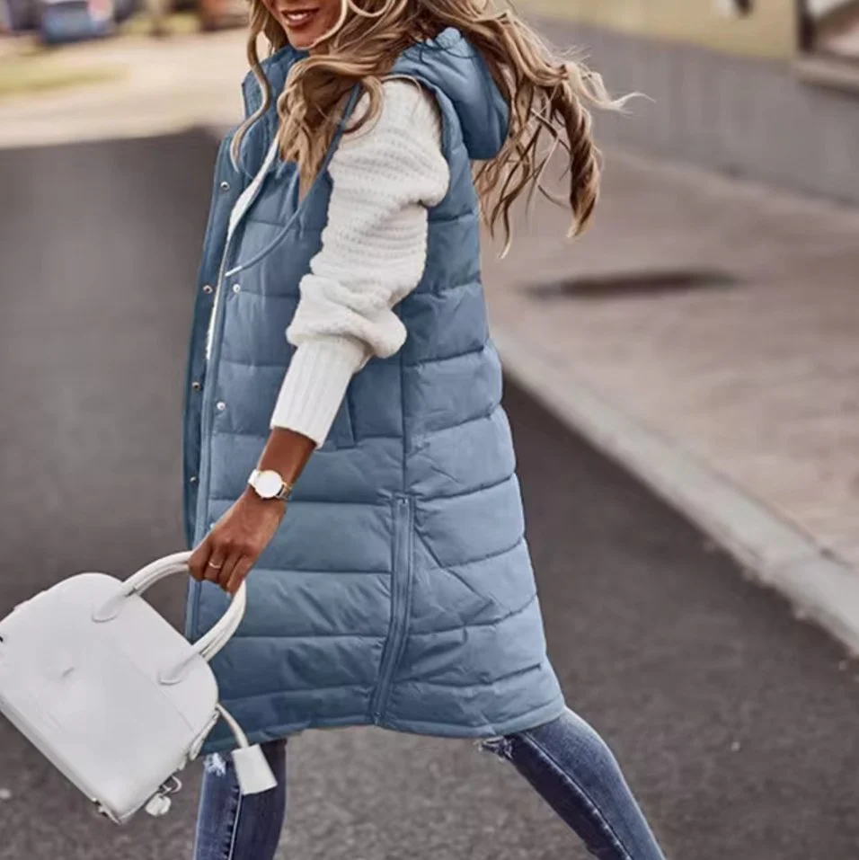 Dahlia™ | Jouw Stijlvolle Lange Puffer Vest - Afbeelding 3