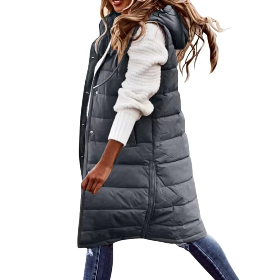 Dahlia™ | Jouw Stijlvolle Lange Puffer Vest - Afbeelding 4