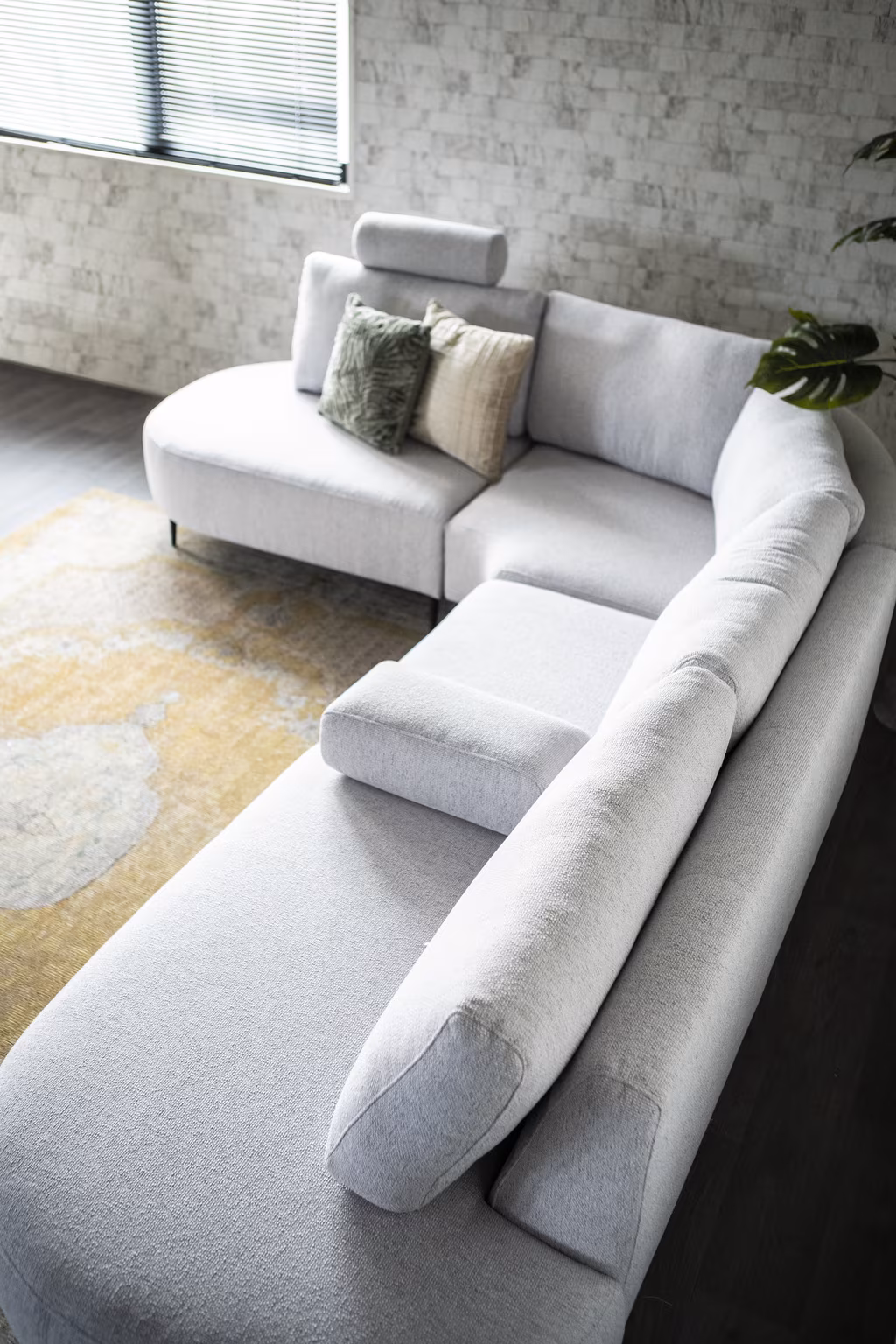 SEVN Hoekbank Danique kleur Lichtgrijs - Afbeelding 3