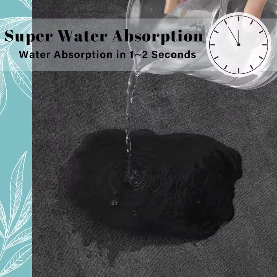 DryGuard™ | Super Absorberende Fluwelen Vloermat - Afbeelding 8