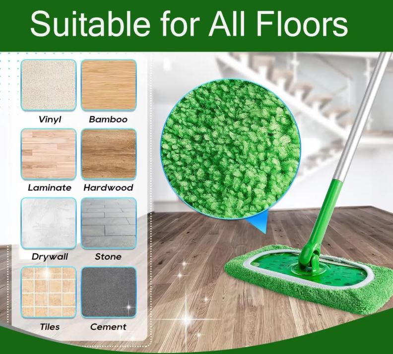 EcoMop™ | Herbruikbare Vloerpads 2+2 gratis - Afbeelding 5