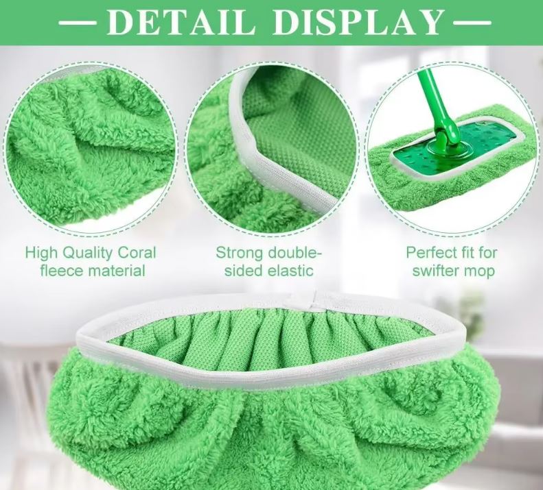 EcoMop™ | Herbruikbare Vloerpads 2+2 gratis - Afbeelding 6