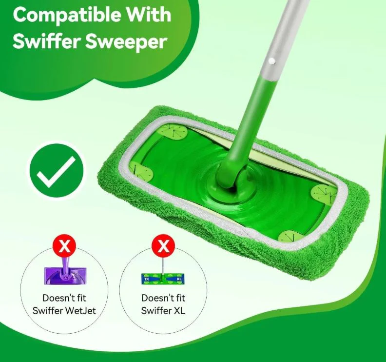 EcoMop™ | Herbruikbare Vloerpads 2+2 gratis - Afbeelding 4