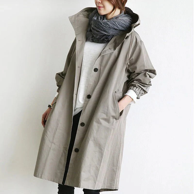 EmmaCloudTrench™ | Luxe Trenchcoat met Capuchon - Afbeelding 5