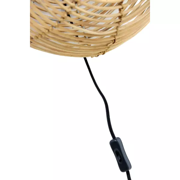Light & Living Wandlamp Milan – Naturel Rotan – Ø 40 cm – E27 - Afbeelding 4