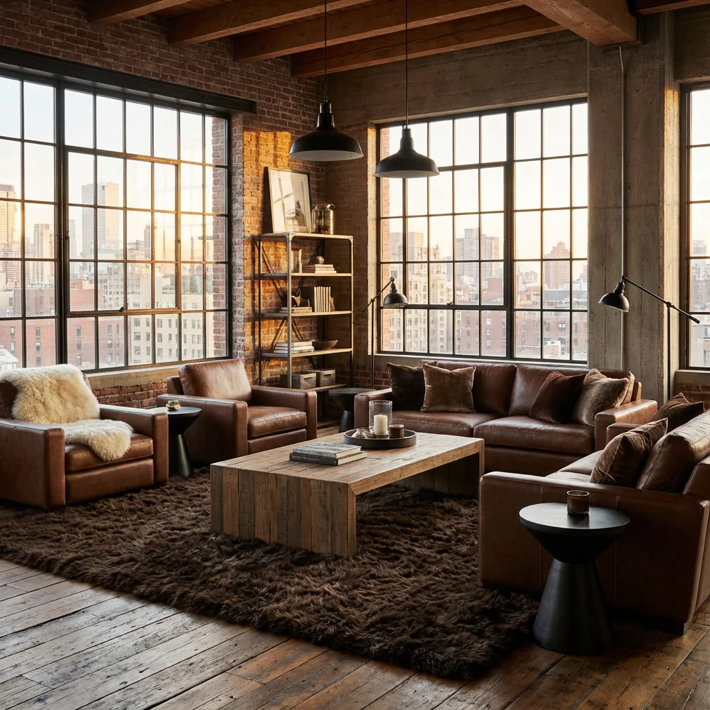 By-Boo Laska Vloerkleed – 190x290– Bruin - Afbeelding 4