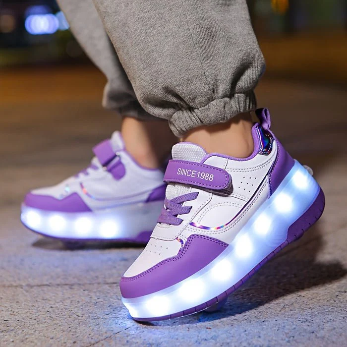 FlashRider™ | Sneakers met Uitschuifwielen en Lichtshow - Afbeelding 4