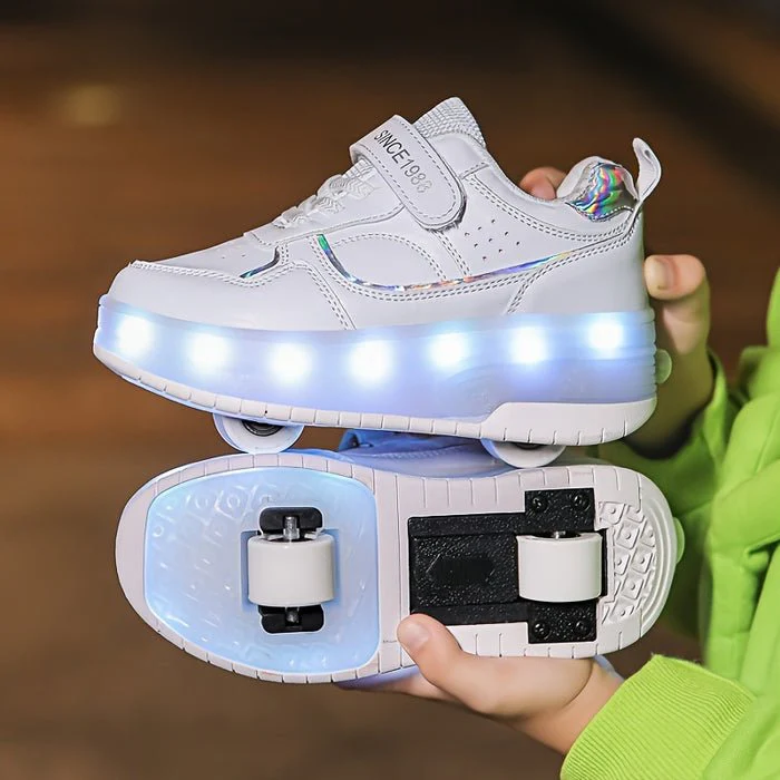 FlashRider™ | Sneakers met Uitschuifwielen en Lichtshow - Afbeelding 3