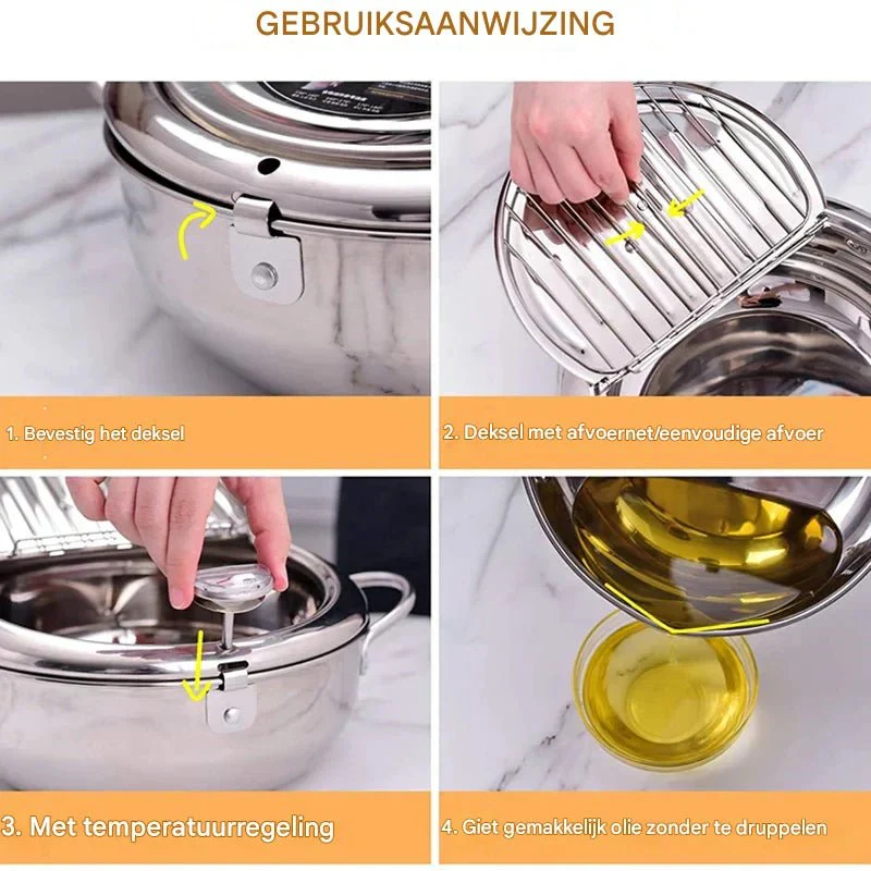 FryPerfect™ | Slimme Frituurkracht met Nauwkeurige Temperatuurregeling - Afbeelding 5