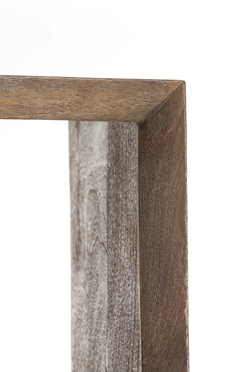 Light & Living Wandkast Sondrio Open Mangohout Mat Donkerbruin 95x190cm - Afbeelding 8