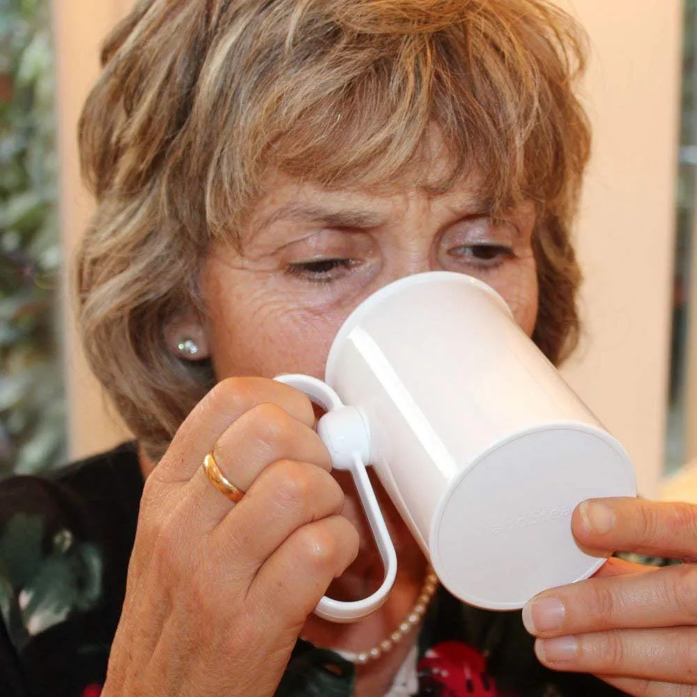 Drinkbeker - Draaibaar Handvat - Ideaal voor Trillen - Tremoren - Afbeelding 8