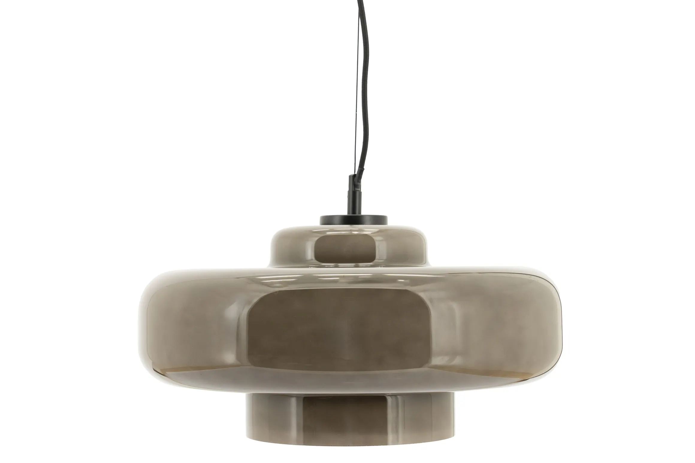 By-Boo Vetro – Hanglamp Taupe (Ø 40 cm)