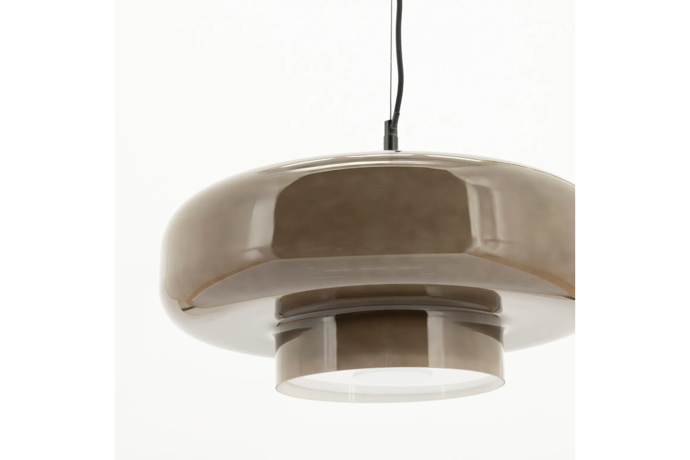 By-Boo Vetro – Hanglamp Taupe (Ø 40 cm) - Afbeelding 3