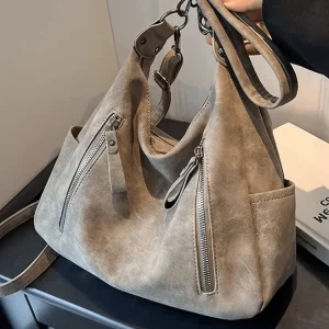 Hannah™ | Leren Schoudertas  Retro Handtas