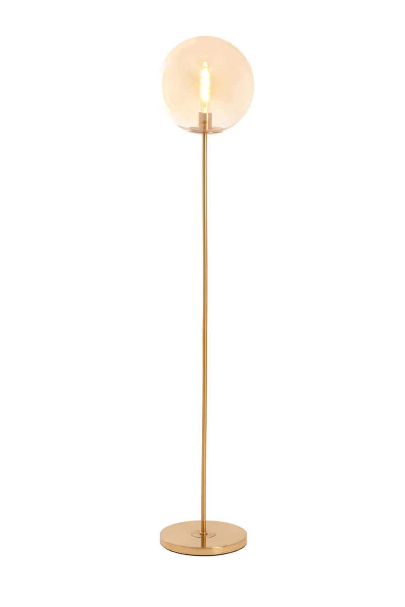Light & Living Vloerlamp Medina Glas 160cm - Afbeelding 2