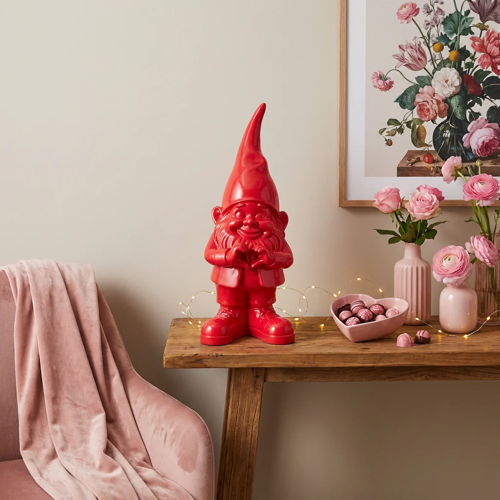 Valentijn Kabouter Roze/Rood - Afbeelding 8