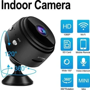 HomeEye™ |  WiFi Camera – Altijd Veilig met Nachtzicht en HD-kwaliteit