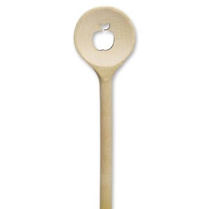 Houten kooklepel appel