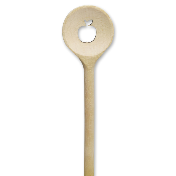 Houten kooklepel appel
