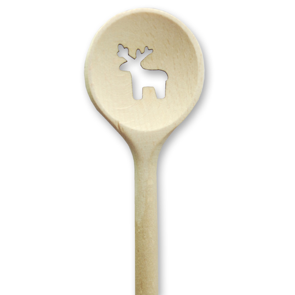 Houten kooklepel hertje