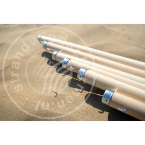 Houten Windschermstok ééndelig 6 stuks