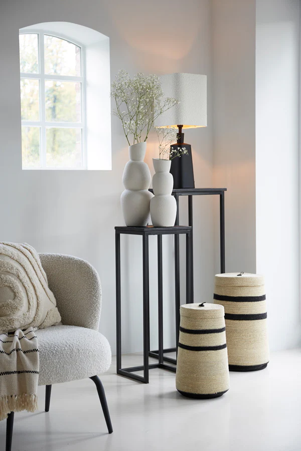 Light & Living Lampenkap Bolero Wit - Afbeelding 3