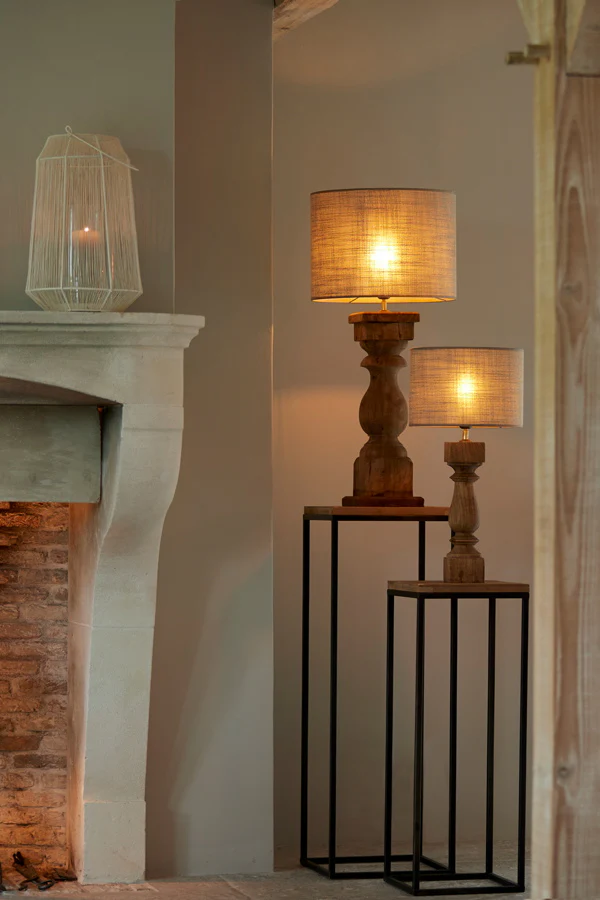 Light & Living Lampenkap Caden Rond Beige - Afbeelding 3