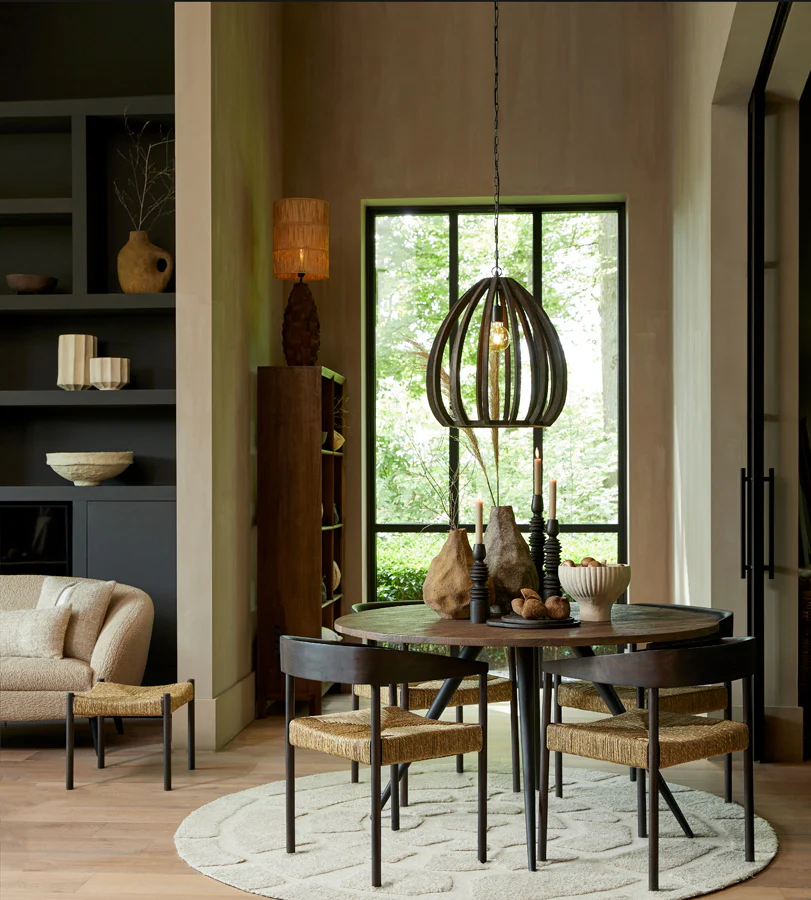 Light & Living Lampenkap Lanzano Raffia Naturel - Afbeelding 8