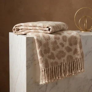 Plaid Panterprint Beige 140x180 cm – Zachte Fleece