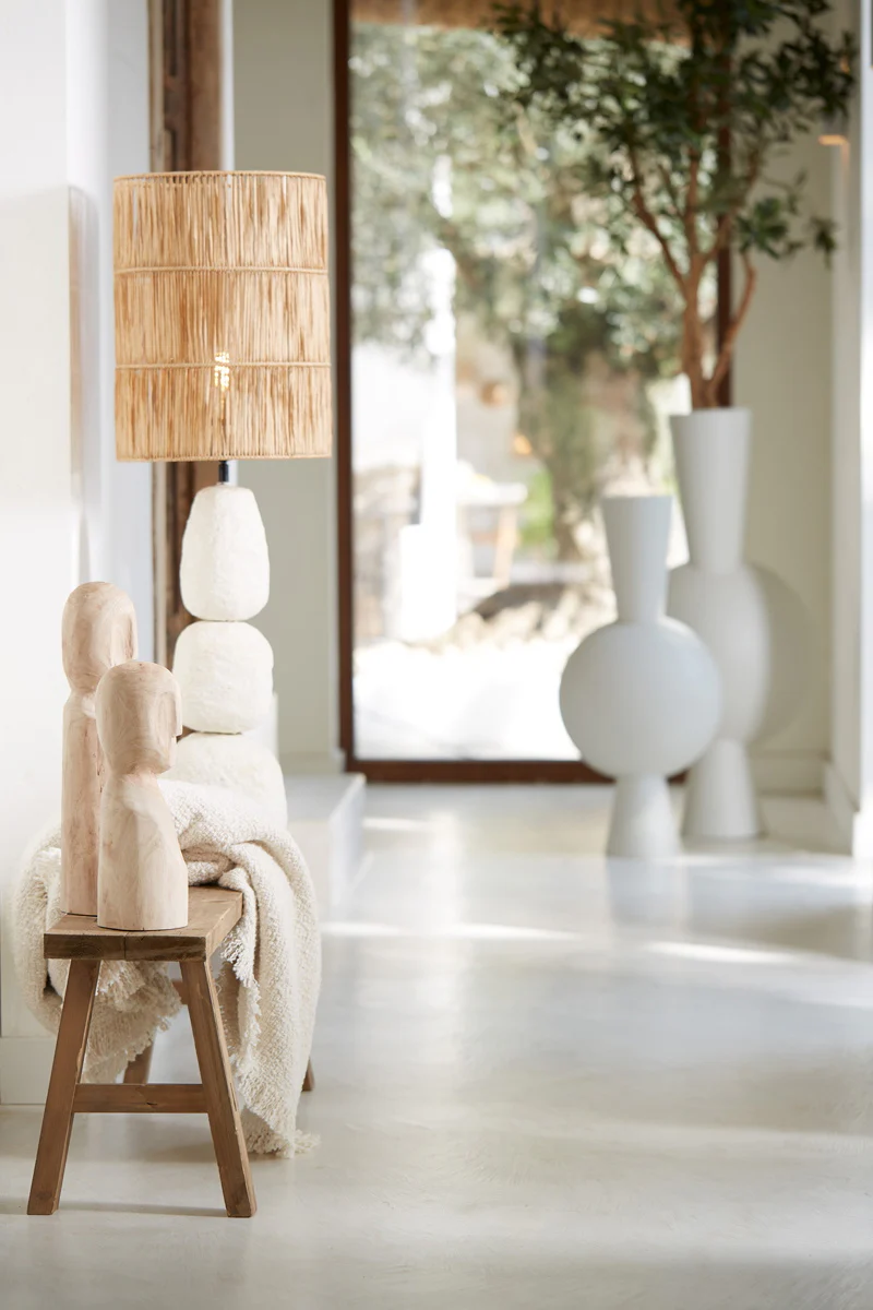 Light & Living Lampenkap Lanzano Raffia Naturel - Afbeelding 4