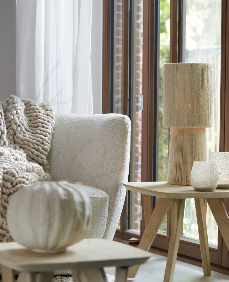 Light & Living Tafellamp Pitino Jute - Afbeelding 4