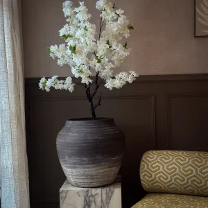 Kersen bloesem kunstboom wit