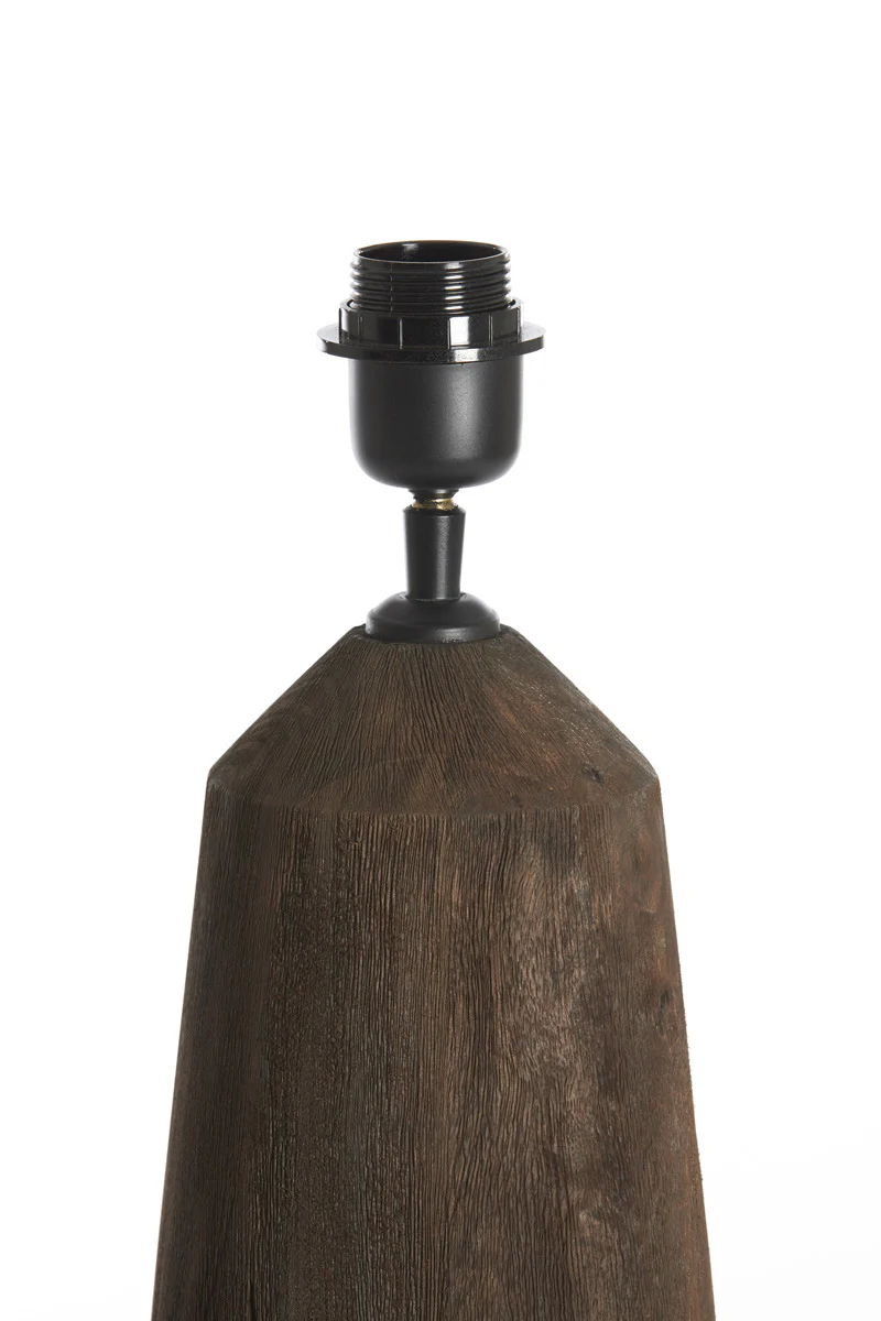 Light & Living Lampvoet Trapani Donkerbruin - Afbeelding 3